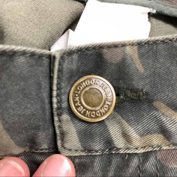 LONDON Jeans Camouflage Straight Leg size 6 - Picture 4 of 8